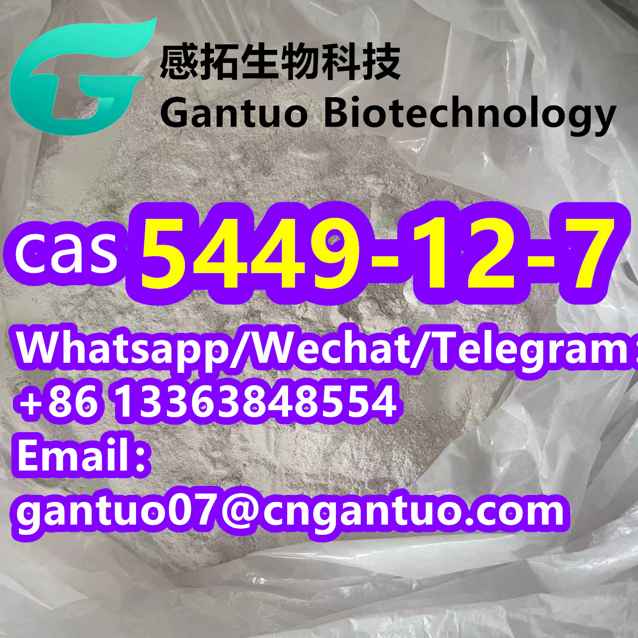 BMK Glycidic Powder CAS 5449-12-7 BMK Glycidic Acid Sodium Salt